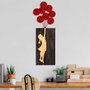 Wallity Banksy - 17-1 Escultura de pared de madera y metal